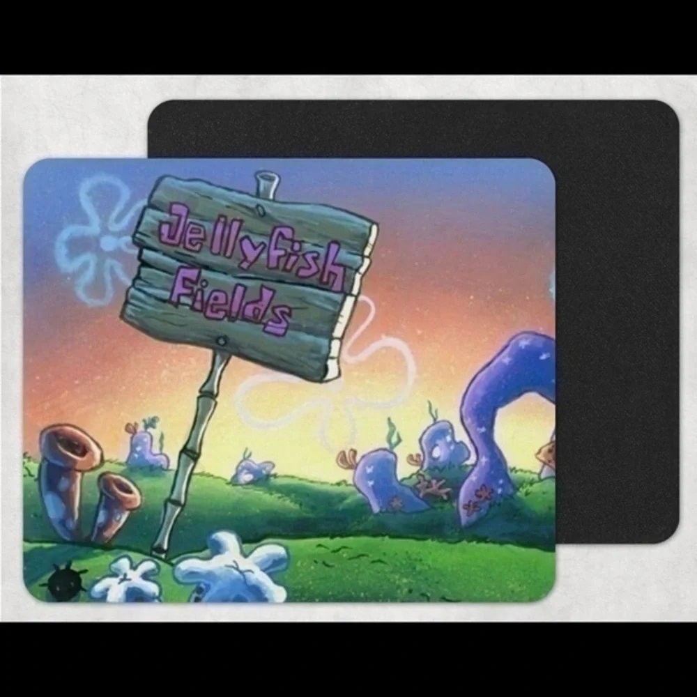Sppngebob Jellyfish Fields Mouse Pad